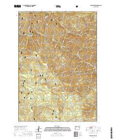 Kelsay Butte 2020 topographic map thumbnail