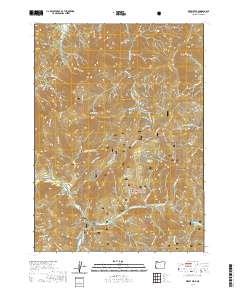 Kerby Peak 2020 topographic map thumbnail