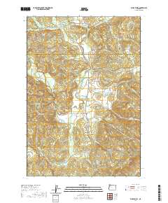 Kings Valley 2020 topographic map thumbnail