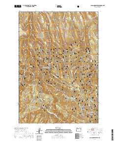La Grande Reservoir 2020 topographic map thumbnail