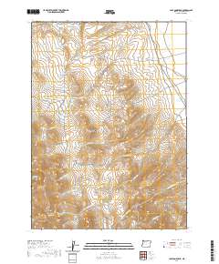 Ladycomb Peak 2020 topographic map thumbnail