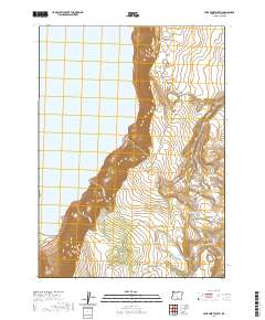 Lake Abert South 2020 topographic map thumbnail