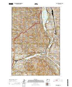 Lake Oswego 2020 topographic map thumbnail