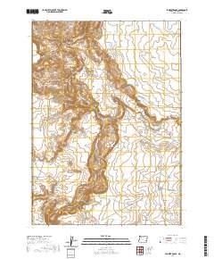 Lambert Rocks 2020 topographic map thumbnail