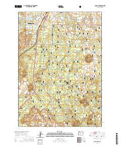 Lava Butte 2020 topographic map thumbnail