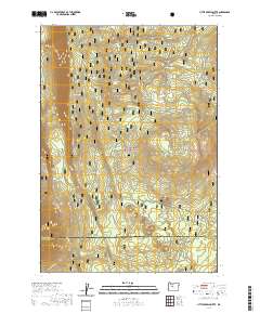Little Akawa Butte 2020 topographic map thumbnail