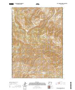 Little Lookout Mountain 2020 topographic map thumbnail