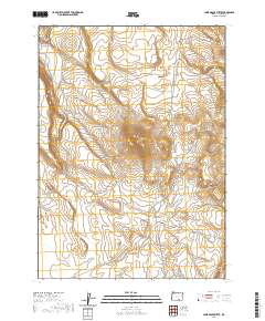 Lone Grave Butte 2020 topographic map thumbnail