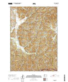 Lorane 2020 topographic map preview