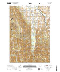 Lostine 2020 topographic map thumbnail