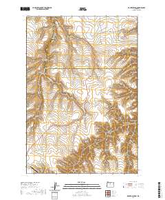 Macken Canyon 2020 topographic map thumbnail