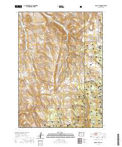 Mackey Butte 2020 topographic map thumbnail