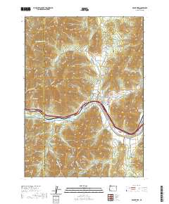 Rogue River 2020 topographic map thumbnail