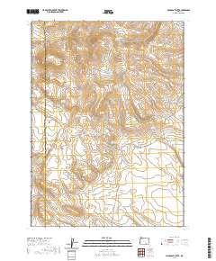 Mahogany Butte 2020 topographic map thumbnail