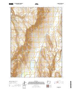 Mann Lake 2020 topographic map thumbnail