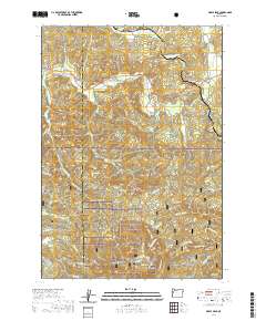 Marys Peak 2020 topographic map thumbnail