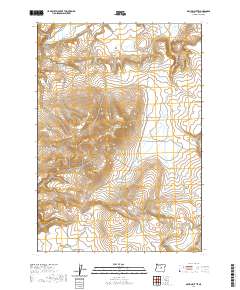 Maupin Butte 2020 topographic map thumbnail