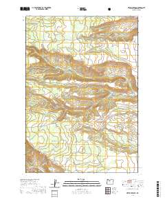 Metolius Bench 2020 topographic map thumbnail