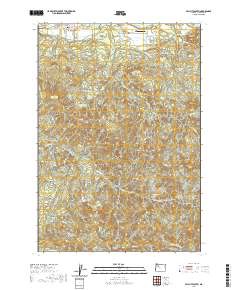 Mill City South 2020 topographic map thumbnail