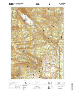 Miller Lake 2020 topographic map thumbnail