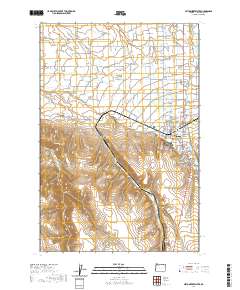 Milton-Freewater 2020 topographic map thumbnail
