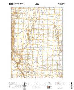 Misery Flat 2020 topographic map preview