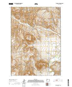 Mitchell Butte 2020 topographic map thumbnail