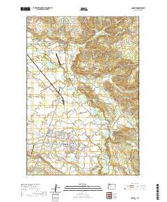 Molalla 2020 topographic map thumbnail