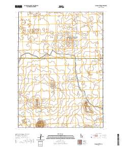 Wagon Butte 2020 topographic map thumbnail