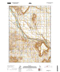 Walters Butte 2020 topographic map thumbnail