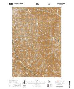 Wapshilla Creek 2020 topographic map thumbnail
