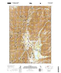 Warm Lake 2020 topographic map thumbnail