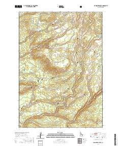 Warm River Butte 2020 topographic map thumbnail