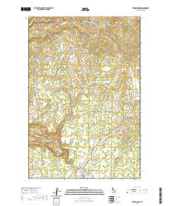 Weippe North 2020 topographic map thumbnail
