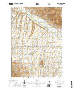 West of Leadore 2020 topographic map thumbnail