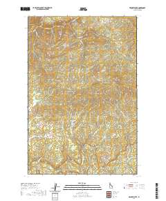 Whiskey Butte 2020 topographic map thumbnail