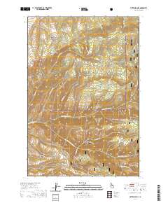 White Bird Hill 2020 topographic map thumbnail