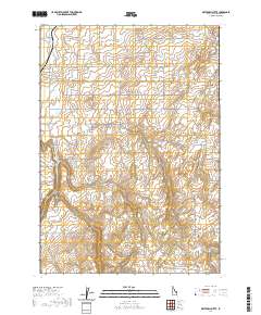 White Owl Butte 2020 topographic map thumbnail