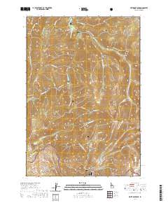 White Rock Peak 2020 topographic map thumbnail