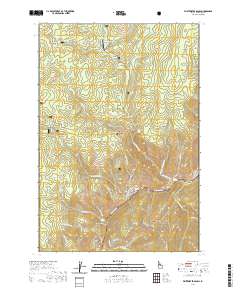 Whitewater Ranch 2020 topographic map thumbnail