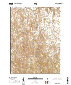 Williams Creek 2020 topographic map thumbnail