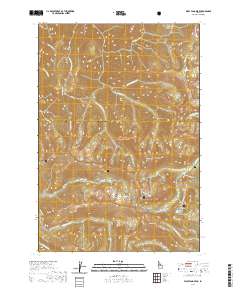 Wolf Fang Peak 2020 topographic map thumbnail