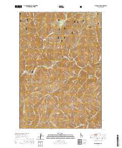 Bighorn Crags 2020 topographic map thumbnail