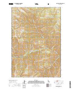 Bismark Mountain 2020 topographic map thumbnail