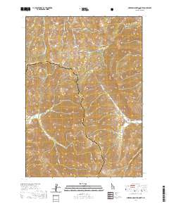 Blizzard Mountain North 2020 topographic map thumbnail