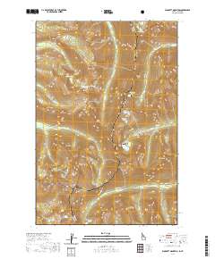 Blodgett Mountain 2020 topographic map thumbnail