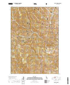 Blowfly Creek 2020 topographic map thumbnail