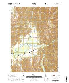 Blue Bunch Mountain 2020 topographic map thumbnail