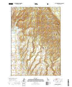 Blue Creek Reservoir 2020 topographic map thumbnail