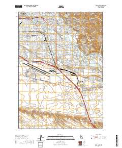 Boise South 2020 topographic map thumbnail